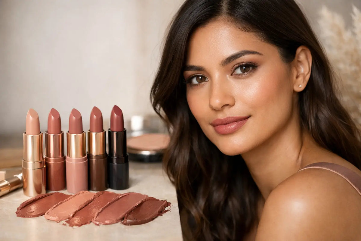 Neutral Lipstick Shades for Medium Skin