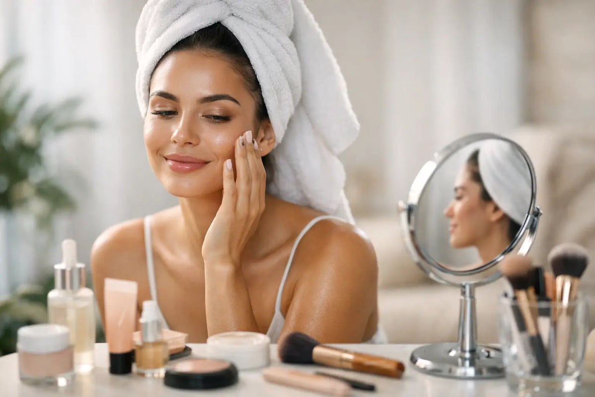 A Clean Makeup Routine Example for Everyday Glow