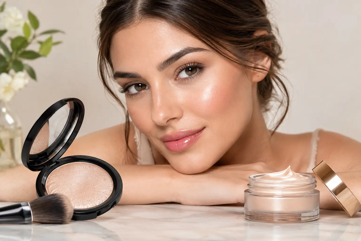 Powder Highlighter vs Cream for Your Best Glow