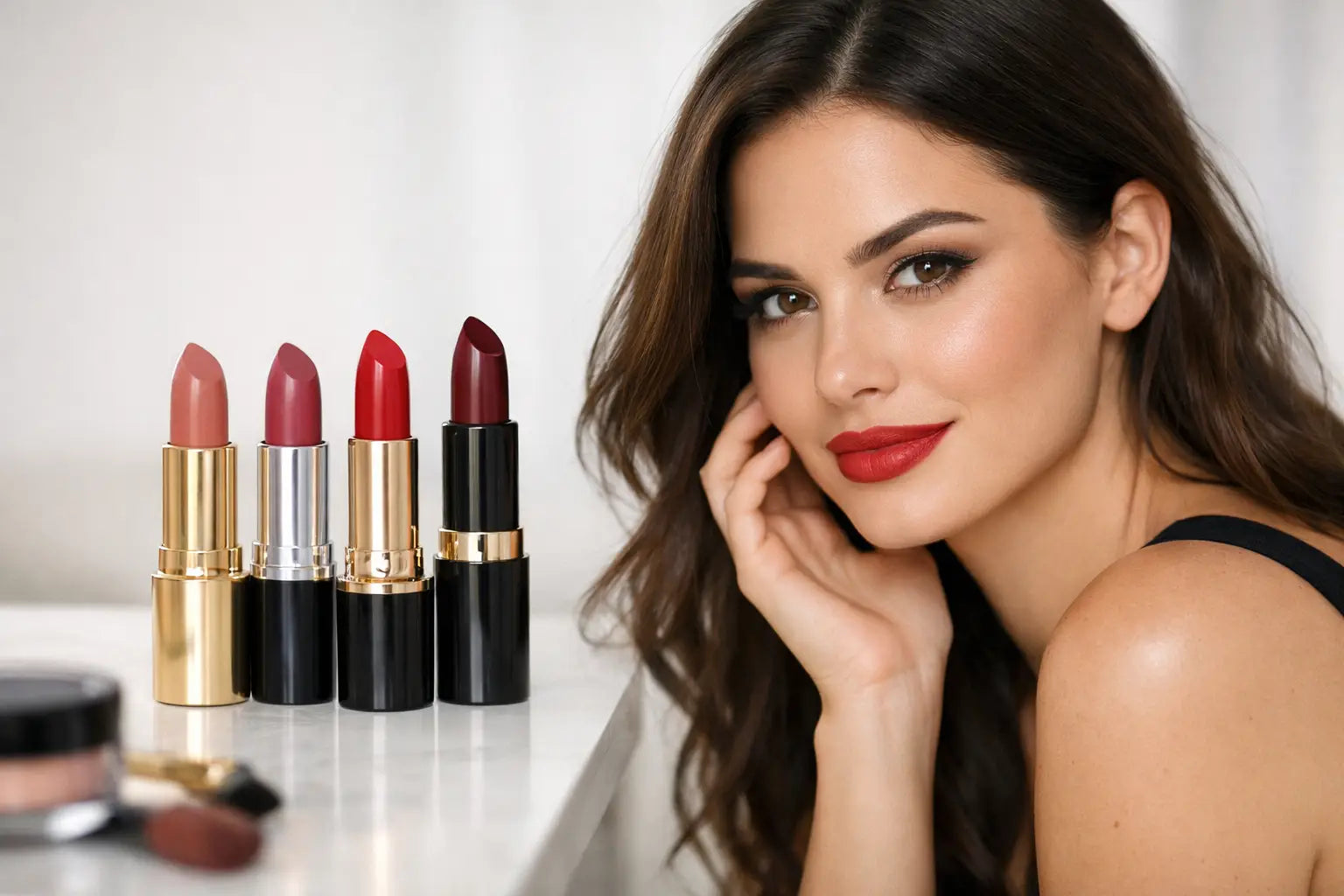 Best Lipstick Shades for Brunettes