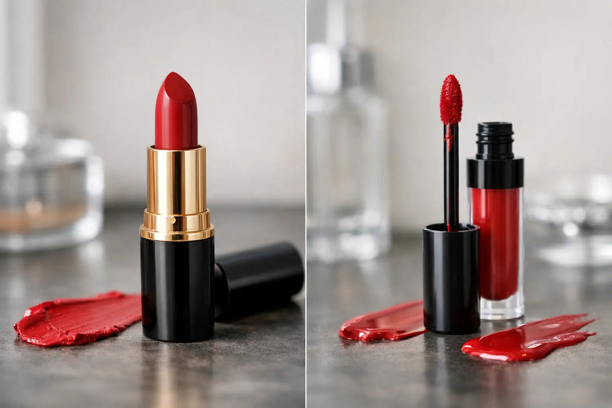 Cream Lipstick vs Liquid Lipstick
