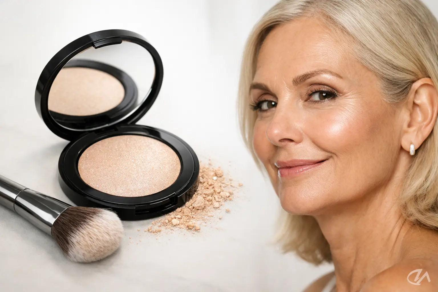 Best Powder Highlighter for Mature Skin